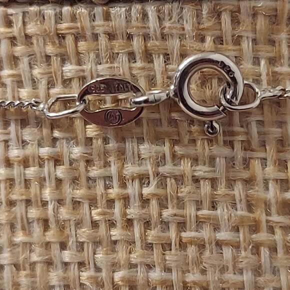 Italian 925 Sterling Silver & Red Rubies 3/4" Heart Pendant 16" Necklace - Picture 3 of 6